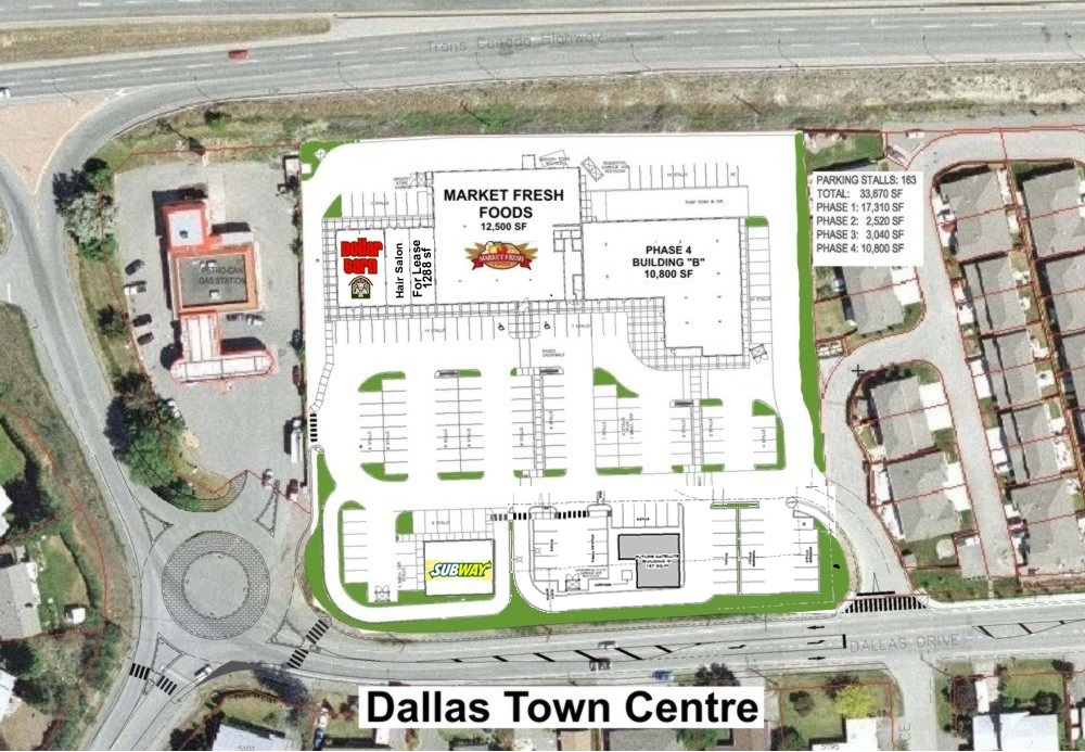 Dallas Town Centre and Area