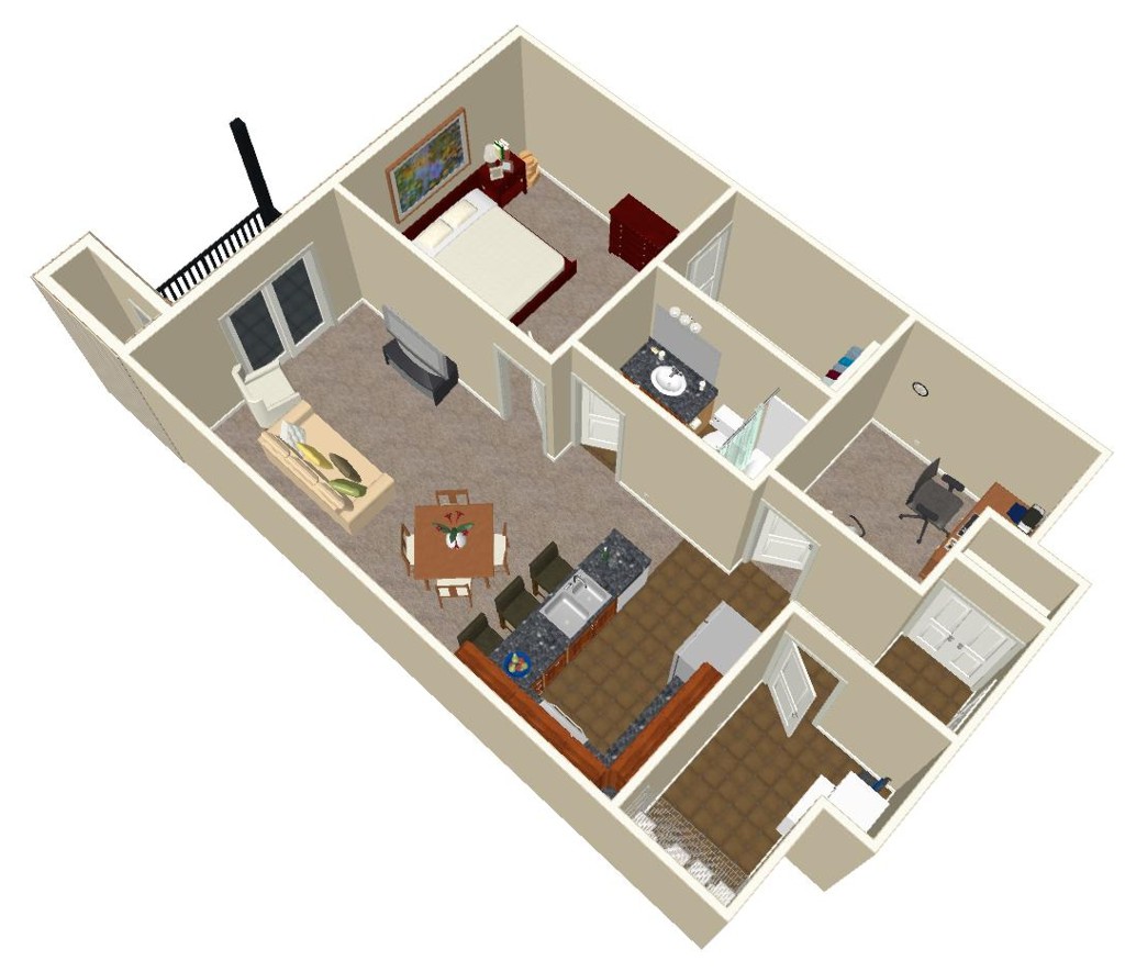 Plan B - Birds eye view - Angle 1