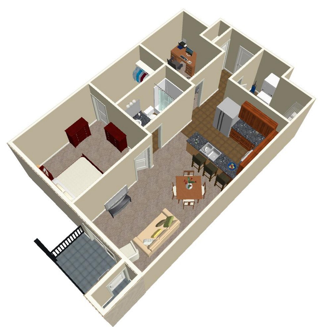 Plan B - Birds eye view - Angle 2