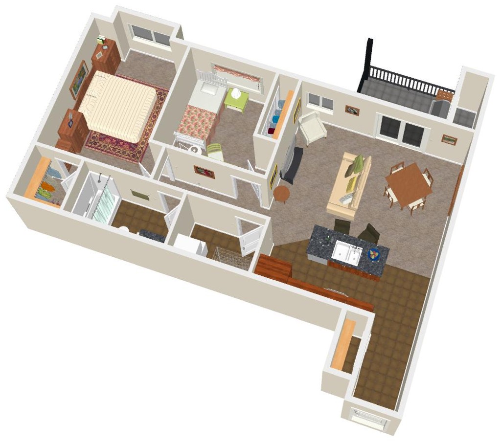 Plan C- Birdseye view - Angle 1