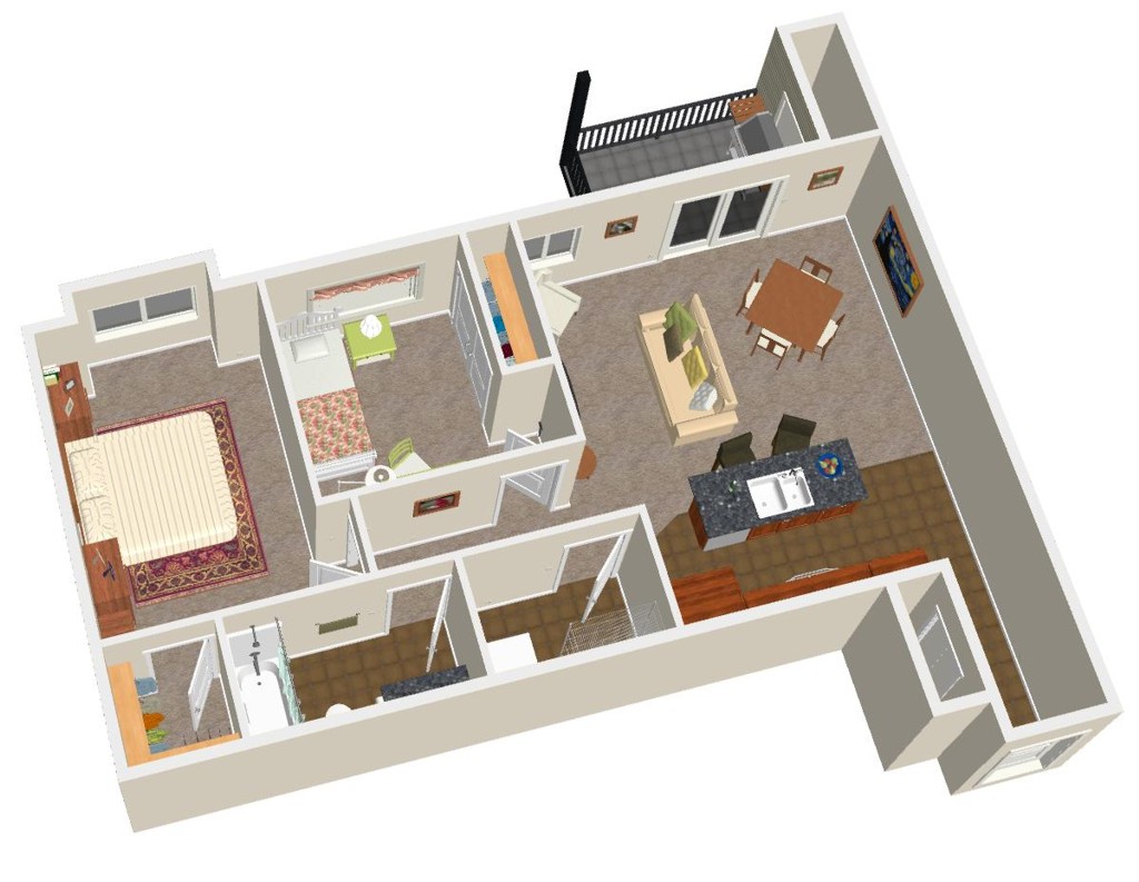 Plan C- Birdseye view - Angle 2