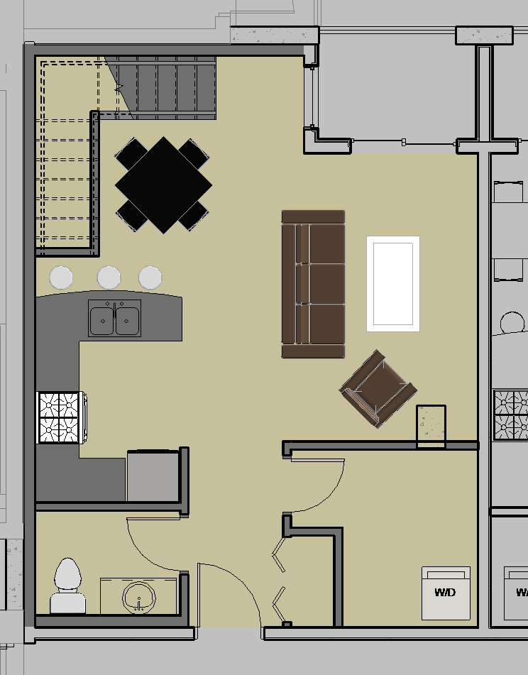 Plan A Main Floor - plan