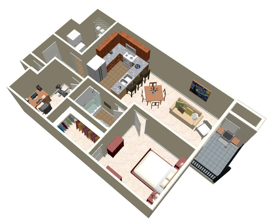 Plan B - Birds eye view - Angle 3
